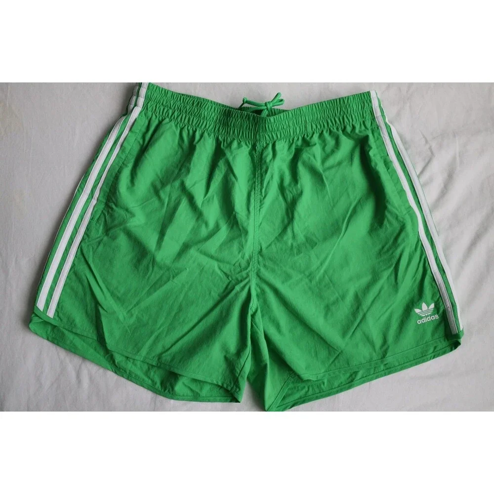 adidas Adicolor Classics Sprinter Shorts Men's XL Energy Green KA5060 NWT $45